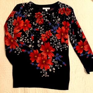 Emily Daniel’s Lightweight Floral Sweater